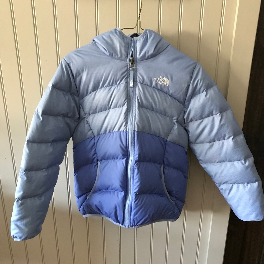 Girls North Face hooded coat